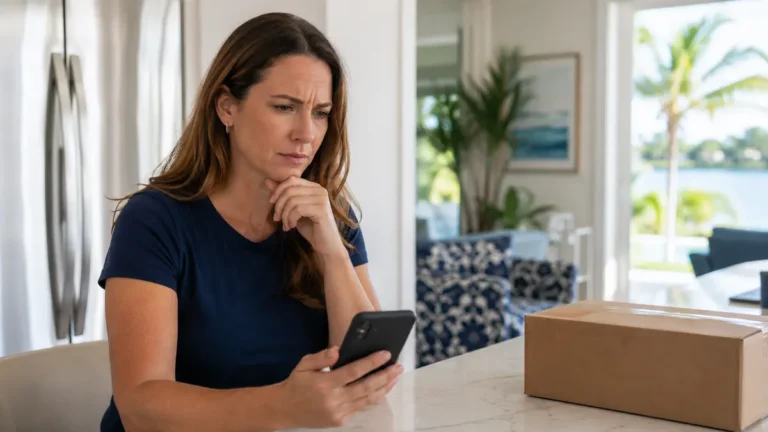 PackItPal trust and safety review for fake delivery message scam